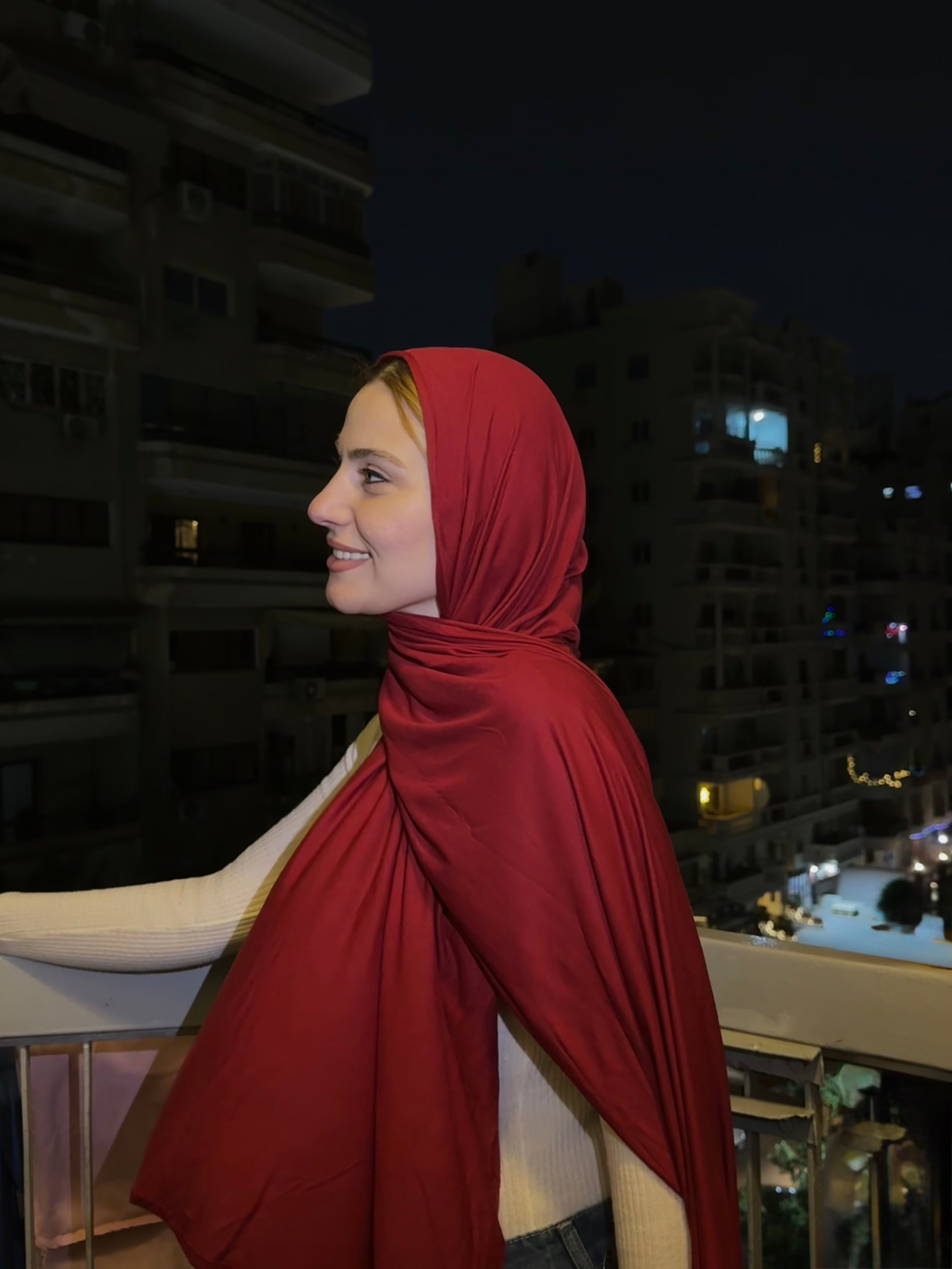 Cotton Scarf - CODE RED
