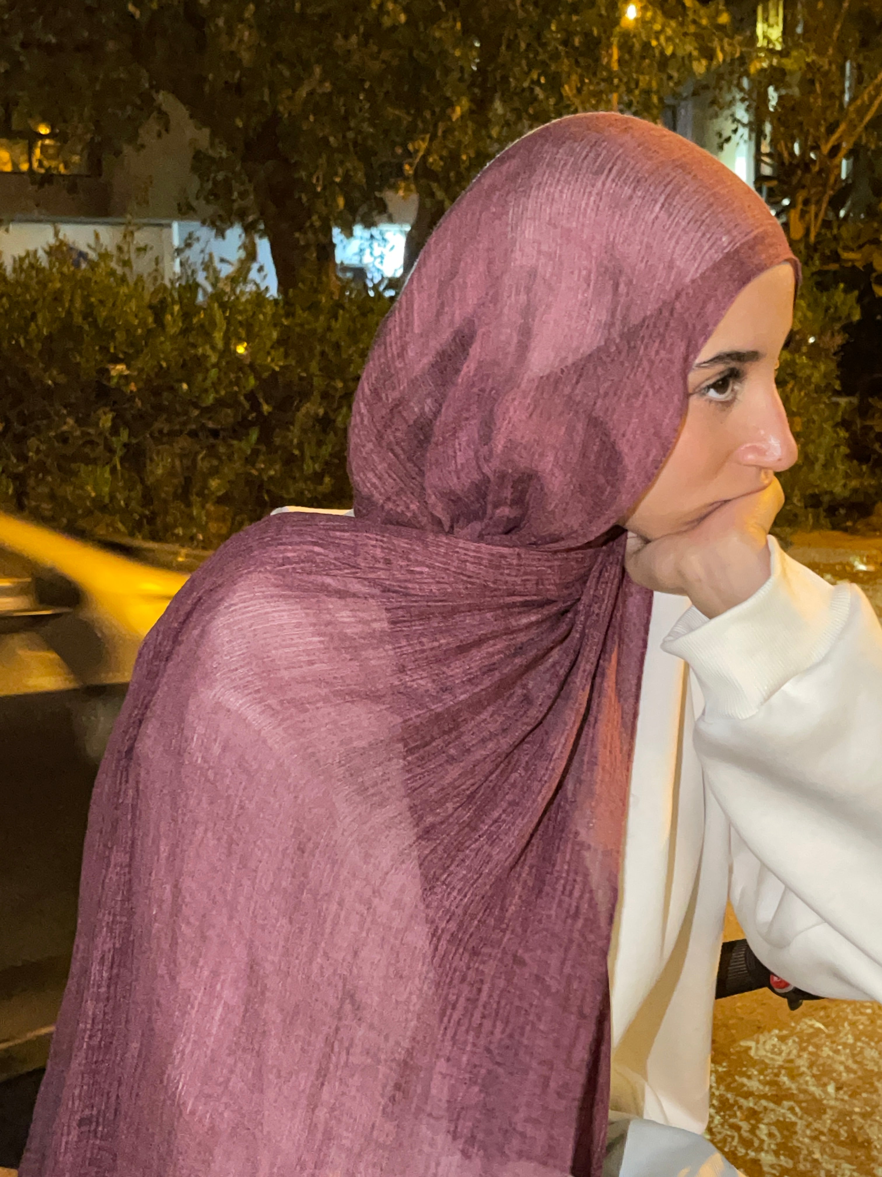 Linen Kuwaity- Washed Purple