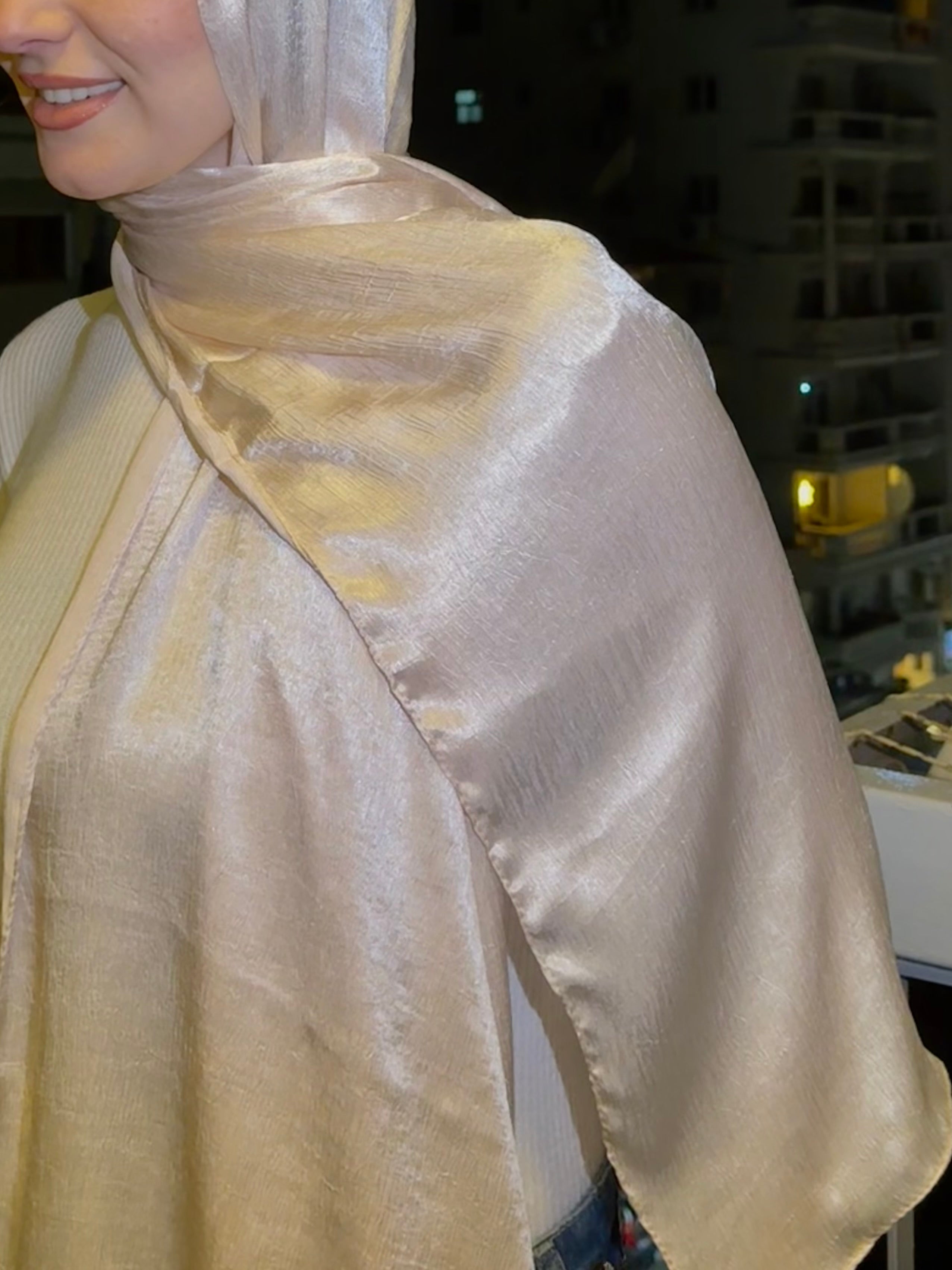Silk Scarf- Soft Plum