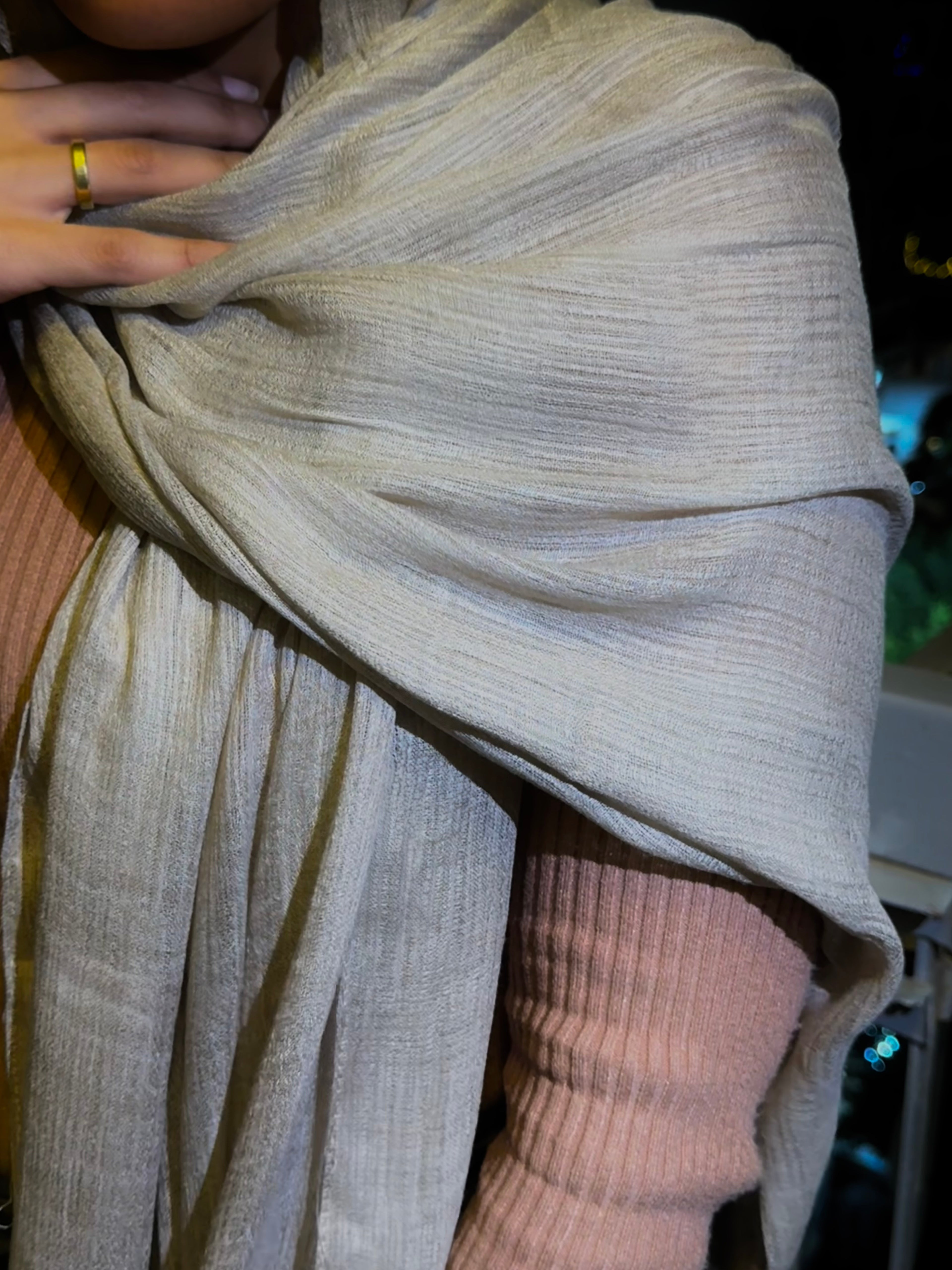 Linen Kuwaity- Washed Beige
