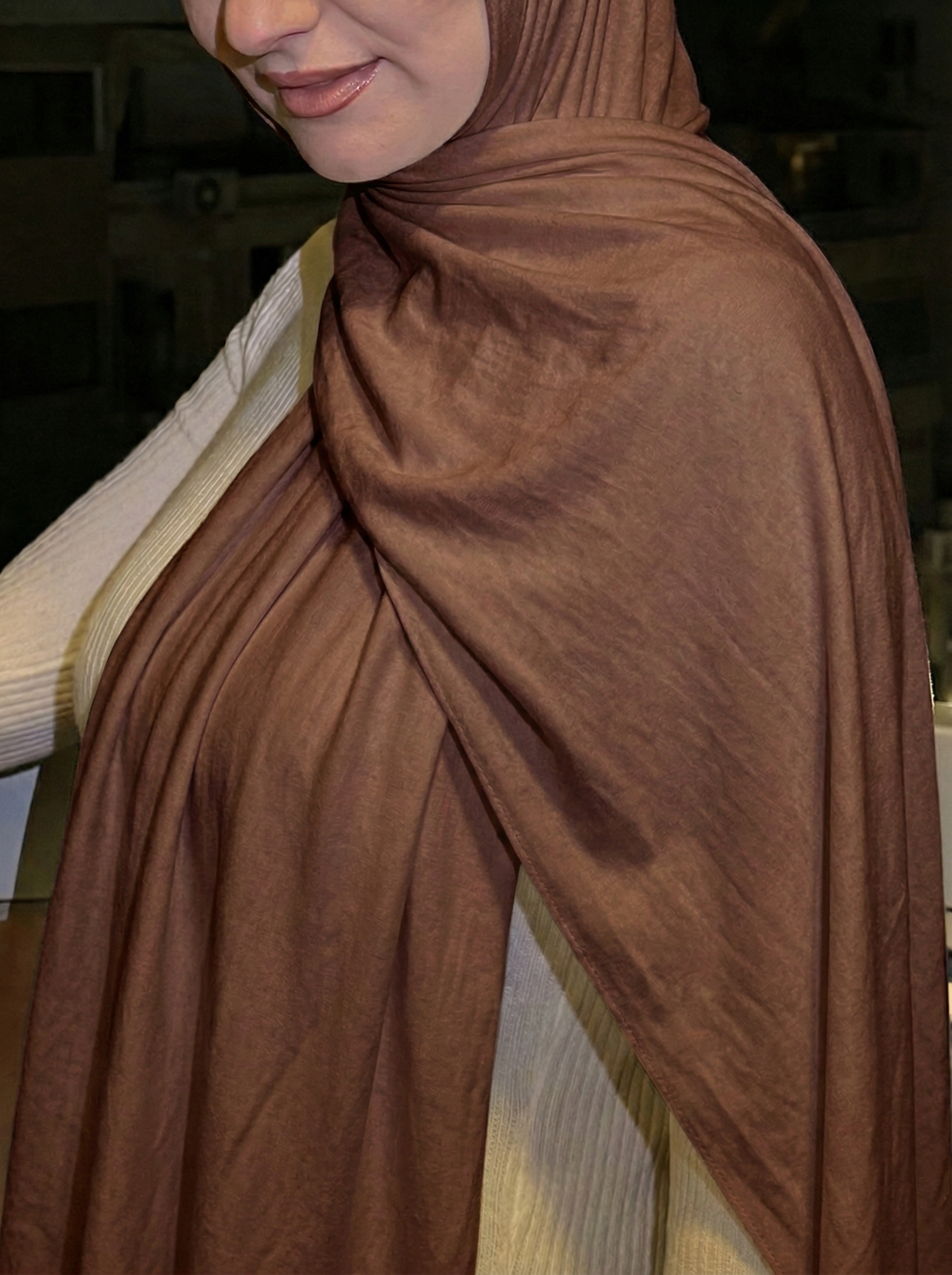 Cotton Scarf- Turkish Coffee