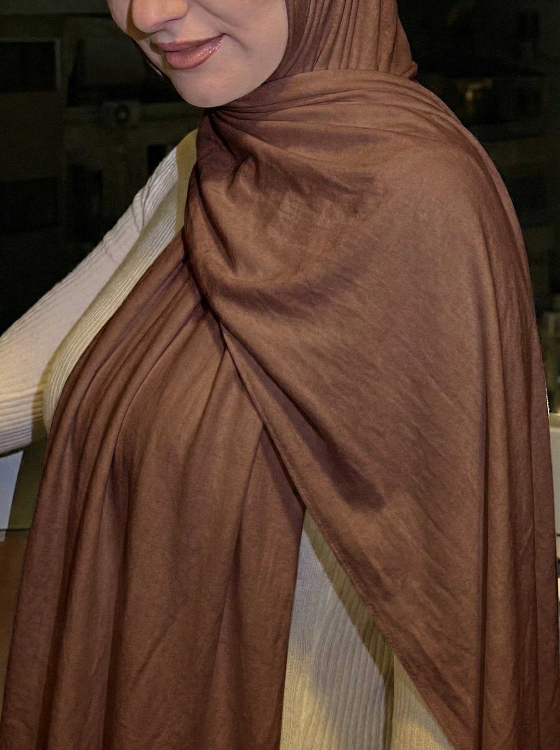 Cotton Scarf- Turkish Coffee