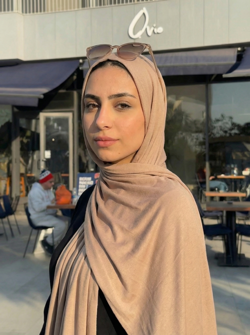 Cotton Scarf - Latte