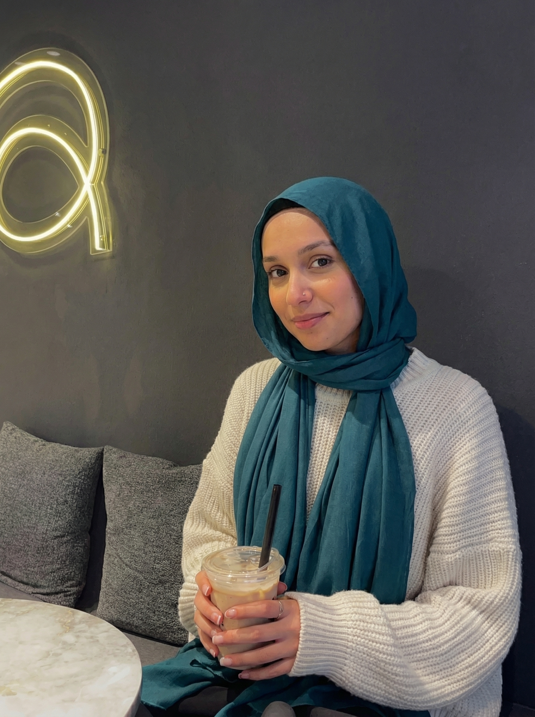 Modal Scarf- Petro Blue